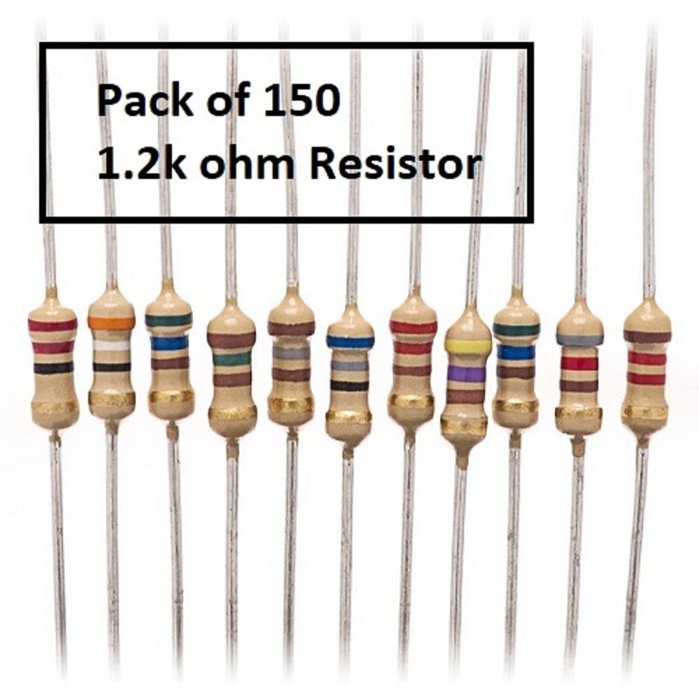 Pack Of 150 12k Ohm Resistor 1k2 Resistor 1 By 4w 5846