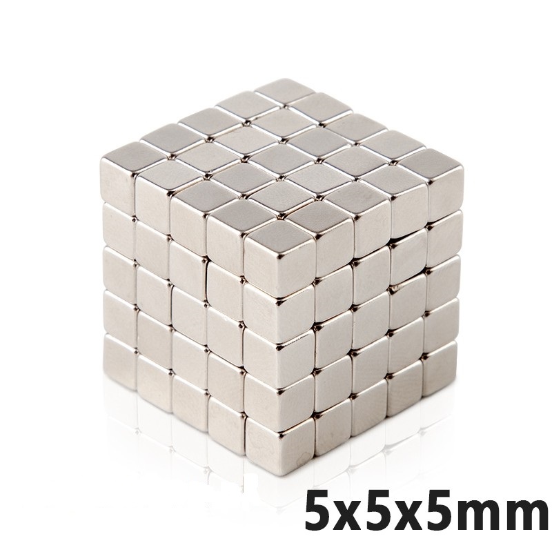 N35 NEODYMIUM MAGNETS 5*5*5MM SUPER STRONG CUBOID CUBE MAGNETS DIY ...