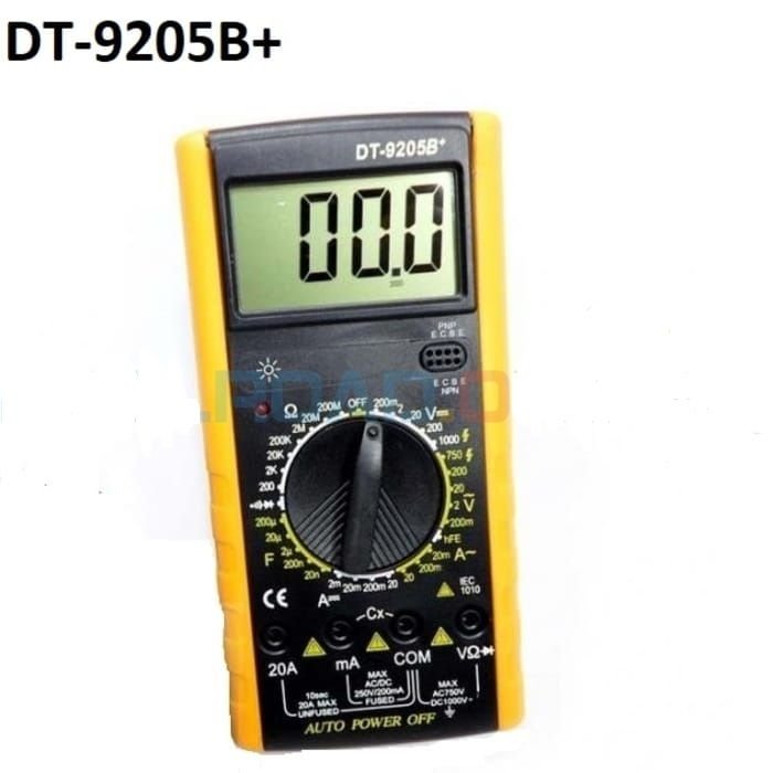 Instruments and Tools Meters Multimeters Digital Multimeter DT9205B