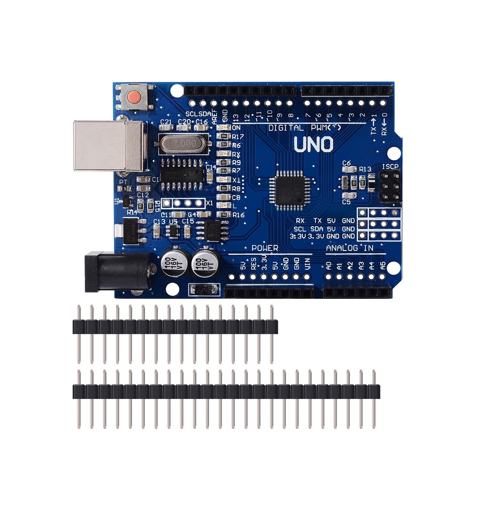 Arduino UNO R3 SMD in Pakistan with USB Cable @Cheap Price