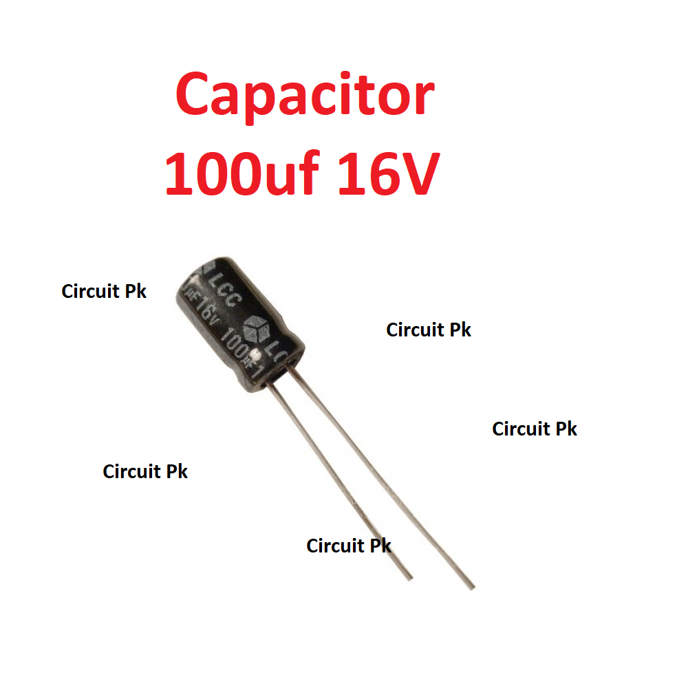 Buy 100uF Electrolytic Capacitors Online | 16V Pack of 20
