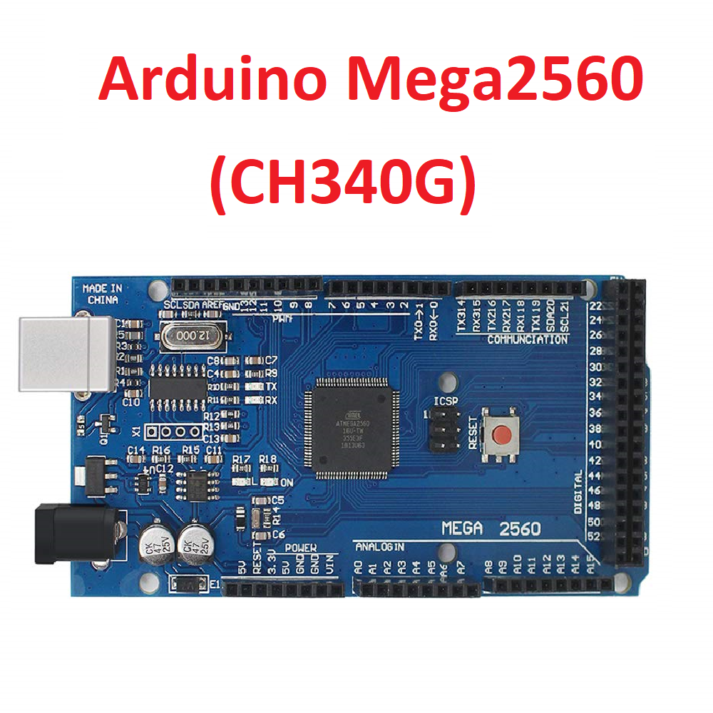 Arduino mega 2560 ch340g схема