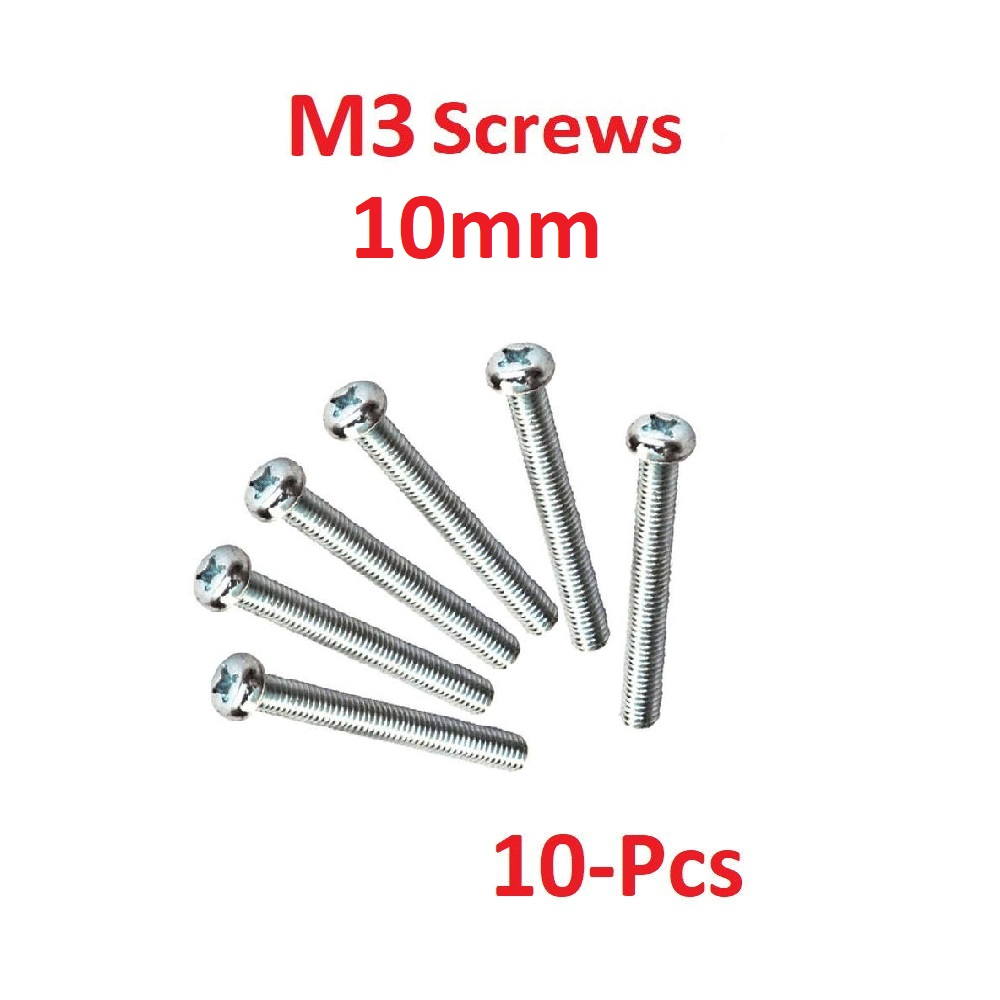 10-pcs-m3-screw-3mm-10mm-machine-screws-nema-17-stainless-steel