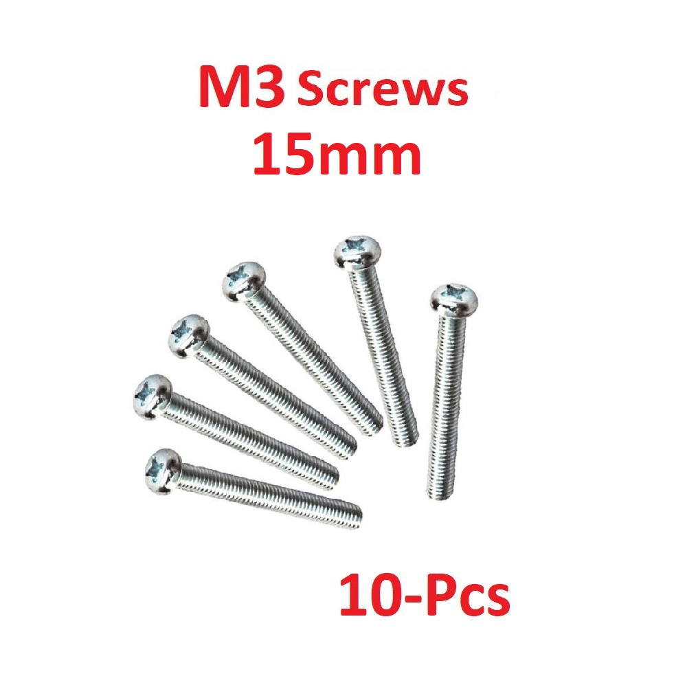 10-pcs-m3-screw-3mm-15mm-machine-screws-nema-17-stainless-steel