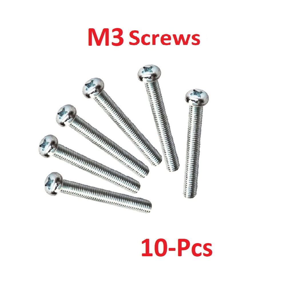 10-pcs-m3-screw-3mm-8mm-machine-screws-nema-17-stainless-steel-fastener